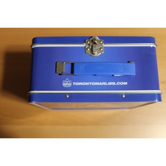 AHL Toronto Marlies Maple Leafs Mascot Lunch Box Lunchbox Metal Tin 8 x 7 x 4 - Picture 4 of 7